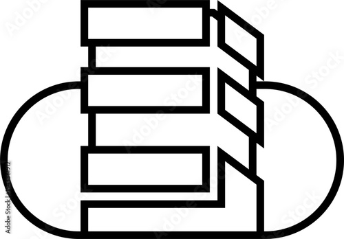 Cloud Data Architecture: A modern abstract design visualizing the essential elements of a secure cloud storage system.