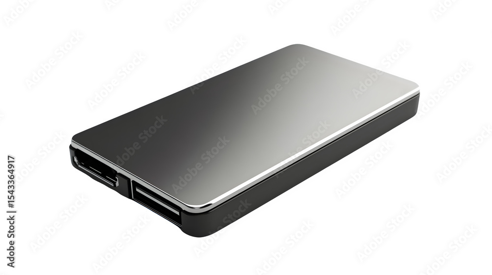 Rectangular Metal Power Bank with Glossy Finish Rectangular Metal Power Bank with Glossy Finish