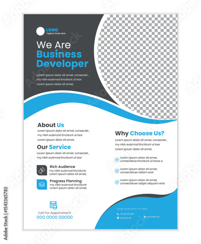 Enhance your brand visibility with this high-quality business flyer, designed for corporate marketing, product launches, and business events. Featuring a modern, sleek design with bold typography.