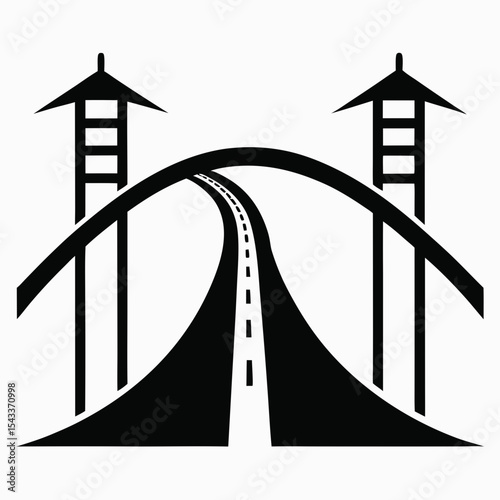 bridge vector illustration