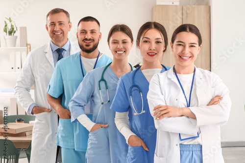 Portrait of medical interns...