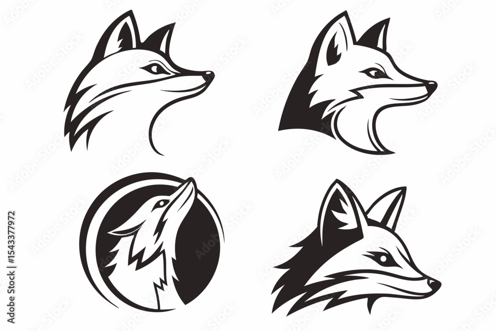 Obraz premium set of cats