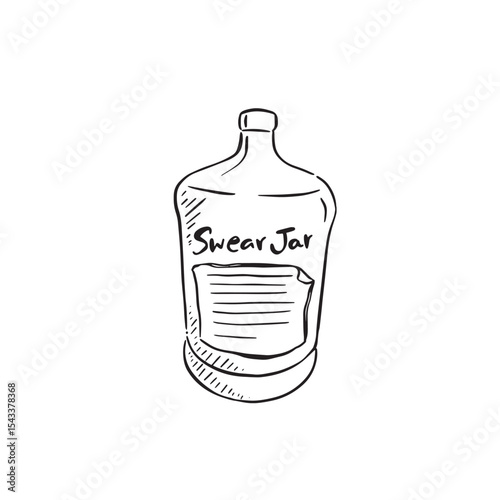Swear jar found in British pubs.