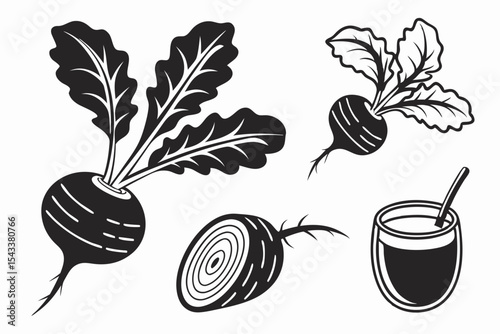 set of vegetables