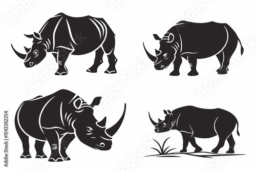 rhino vector illustration