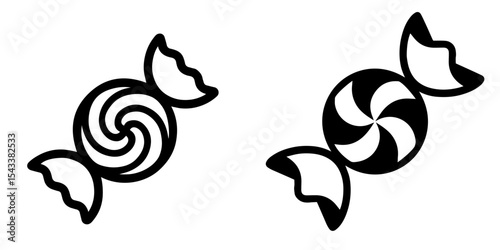 Wrapped Swirled Candies