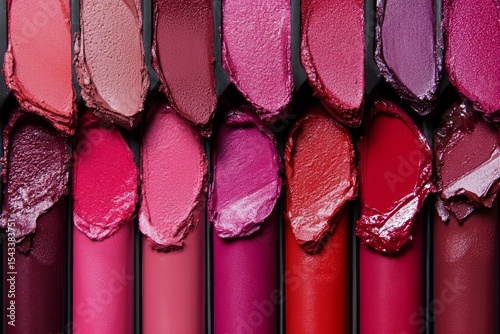 Exploring a spectrum of lipstick shades  from bold reds to subtle nudes for every occasion