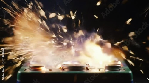 Explosive_battery_testing_sequence_with_sparks_and_825