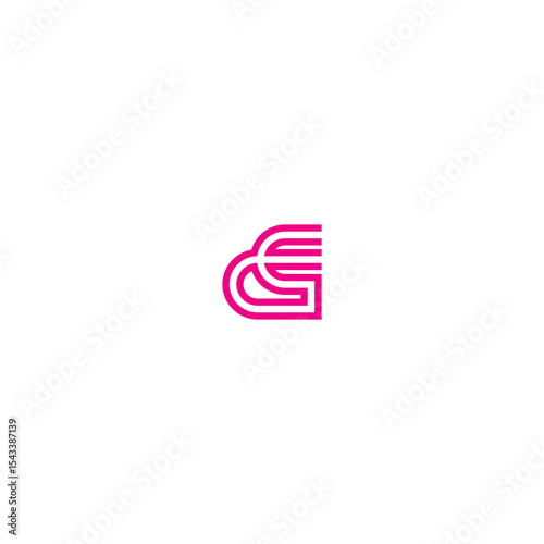 Initials Letter EG Logo