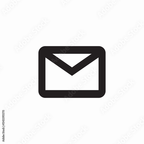 message envelope icon sign vector