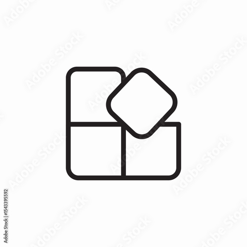menu application selection icon sign vector