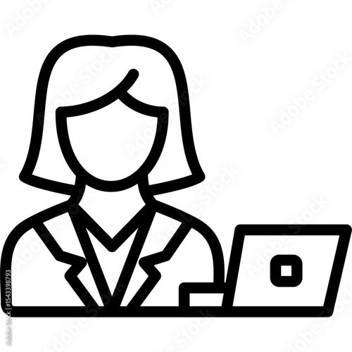 Businesswoman Icon