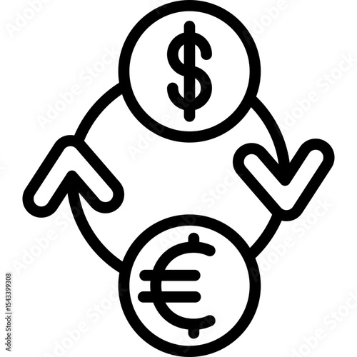 Currency exchange Icon