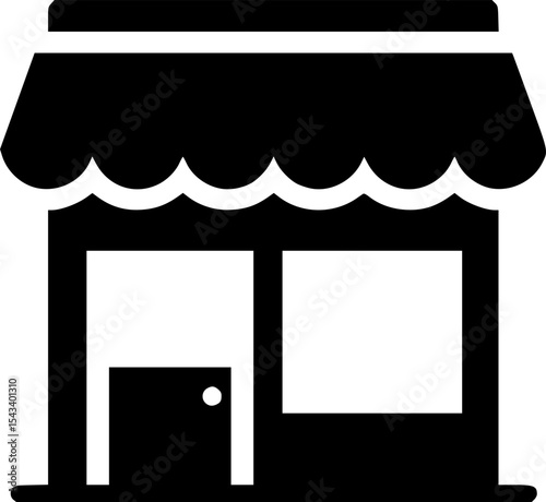 storefront shop icon vector illustration
