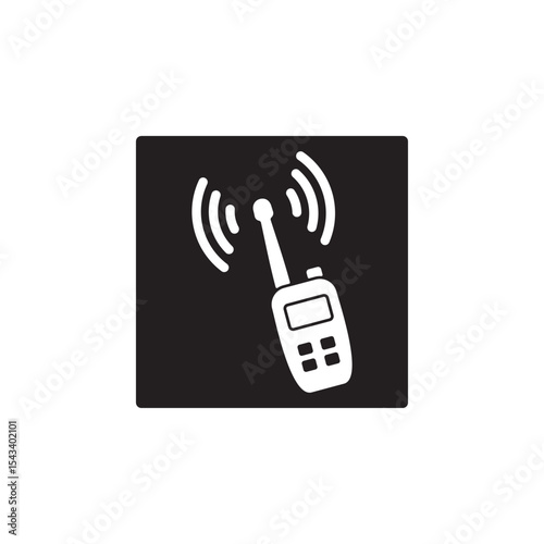 radio telephone apparatus icon symbol sign vector