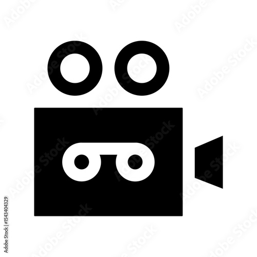 Video camera icon symbolizing movie recording or filmmaking.