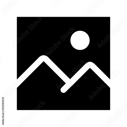 Landscape photo icon representing image or gallery content.