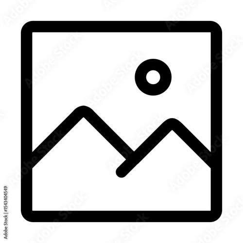 Landscape photo icon representing image or gallery content.