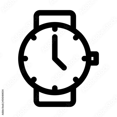 Wristwatch with dial for personal time tracking.