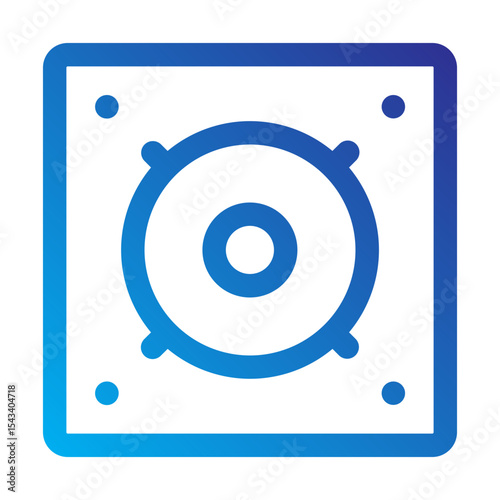 Vinyl record icon symbolizing music or DJ content.