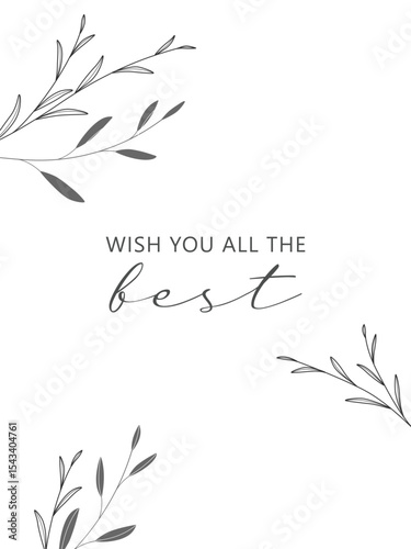 Wish you all the best card 