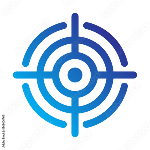 Target or crosshair icon for precision or focus.