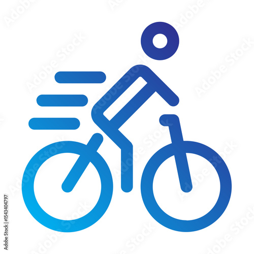 Bicycle icon indicating cycling activity or transportation.