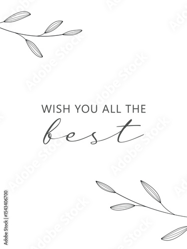 Wish you all the best card 