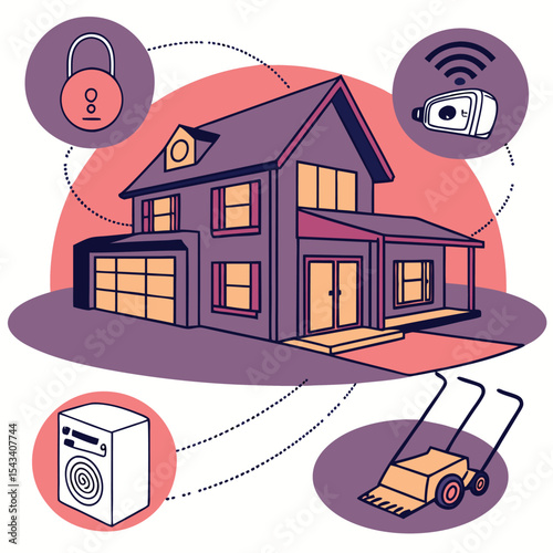Smart Home Technology with Security and Automation for a Connected Lifestyle