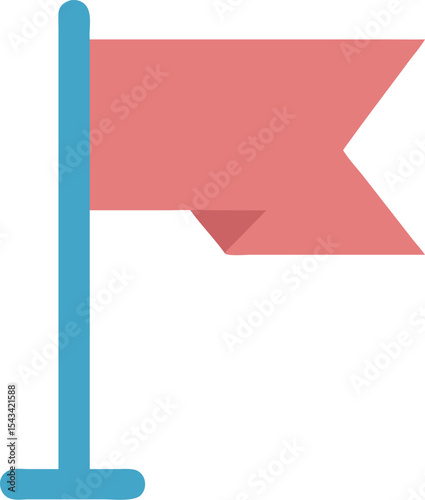 Ticket vector icon on white or transparent background