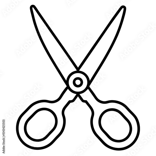 Trauma Shears Vector line art vector