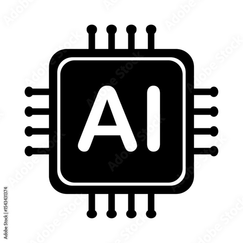 artificial intelligence AI icon