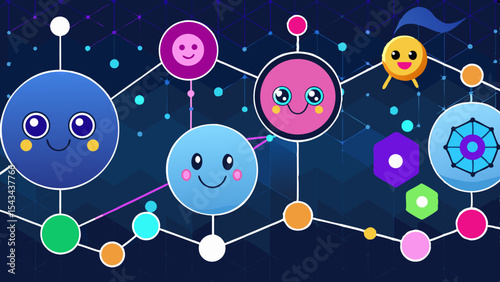 Quantum Multiverse Data Visualizer — Futuristic Vector Infographics.