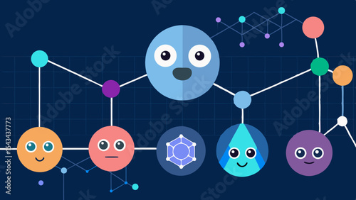 Quantum Multiverse Data Visualizer — Futuristic Vector Infographics.