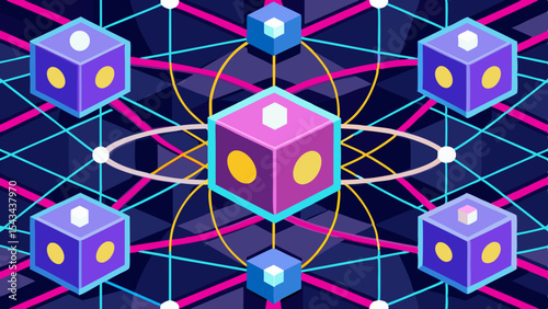 Quantum Multiverse Data Visualizer — Futuristic Vector Infographics.