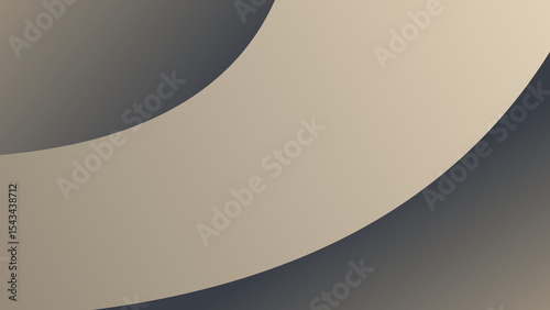Abstract gradient design with curved shapes in beige and dark gray hues, exuding smooth, refined elegance. High Resolution 300 DPI Wallpaper, Background, Poster, Banner, Printing
