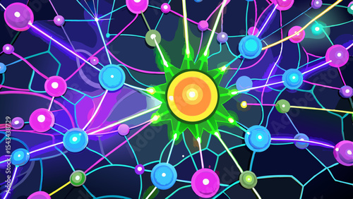 Quantum Multiverse Data Visualizer — Futuristic Vector Infographics .