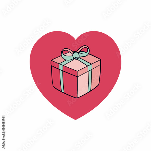 gift box with red ribbon