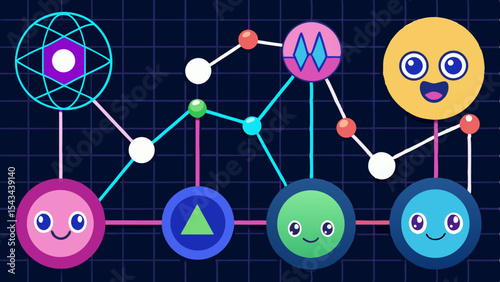 Quantum Multiverse Data Visualizer — Futuristic Vector Infographics .