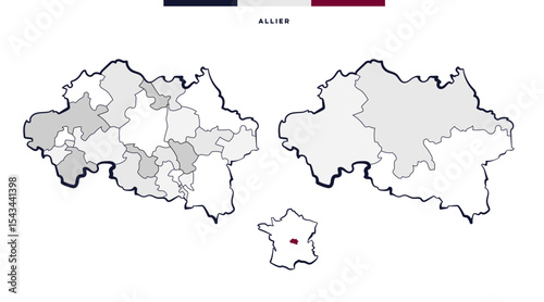 Département de l'Allier - Auvergne-Rhône-Alpes (France)	
