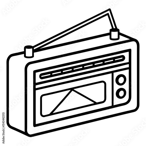 Radiology Equipment Line Art