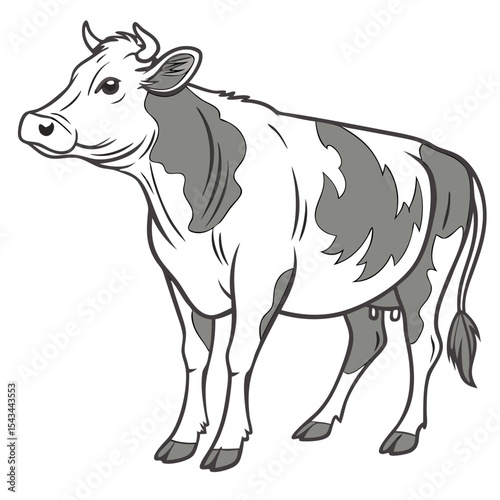cow vector illustration