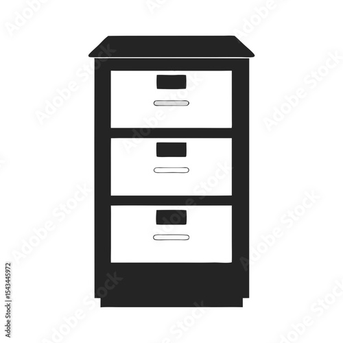 file cabinet with folders