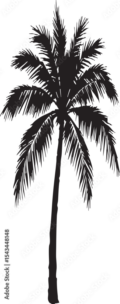 Tropical Palm Tree Silhouette: Iconic Black and White Design for Relaxing Getaways
Tropical Palm Tree Silhouette: Iconic Black and White Design for Relaxing Getaways