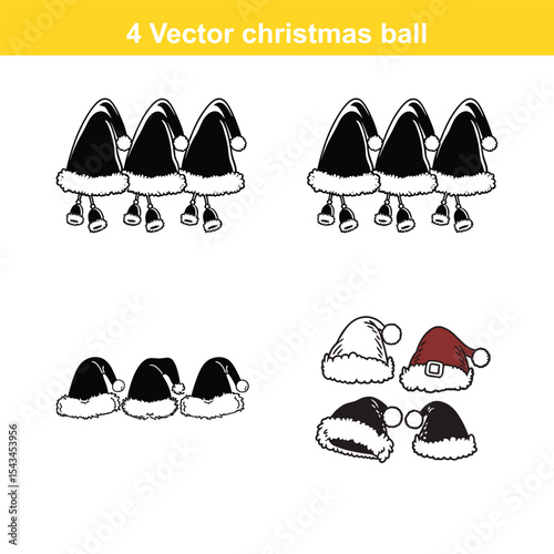 Christmas ornament flat icon,Christmas Ornament Icon on Black and White Vector Backgrounds,Christmas decorations