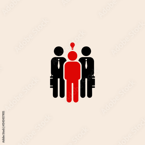 Startuper and investor like funding icon flat vector design.