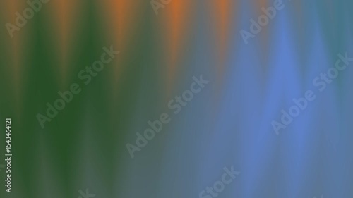 Abstract gradient background blending green, orange, and blue hues creating a serene atmosphere