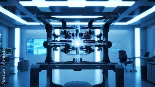 Futuristic Laboratory Technology Machine Innovation Research