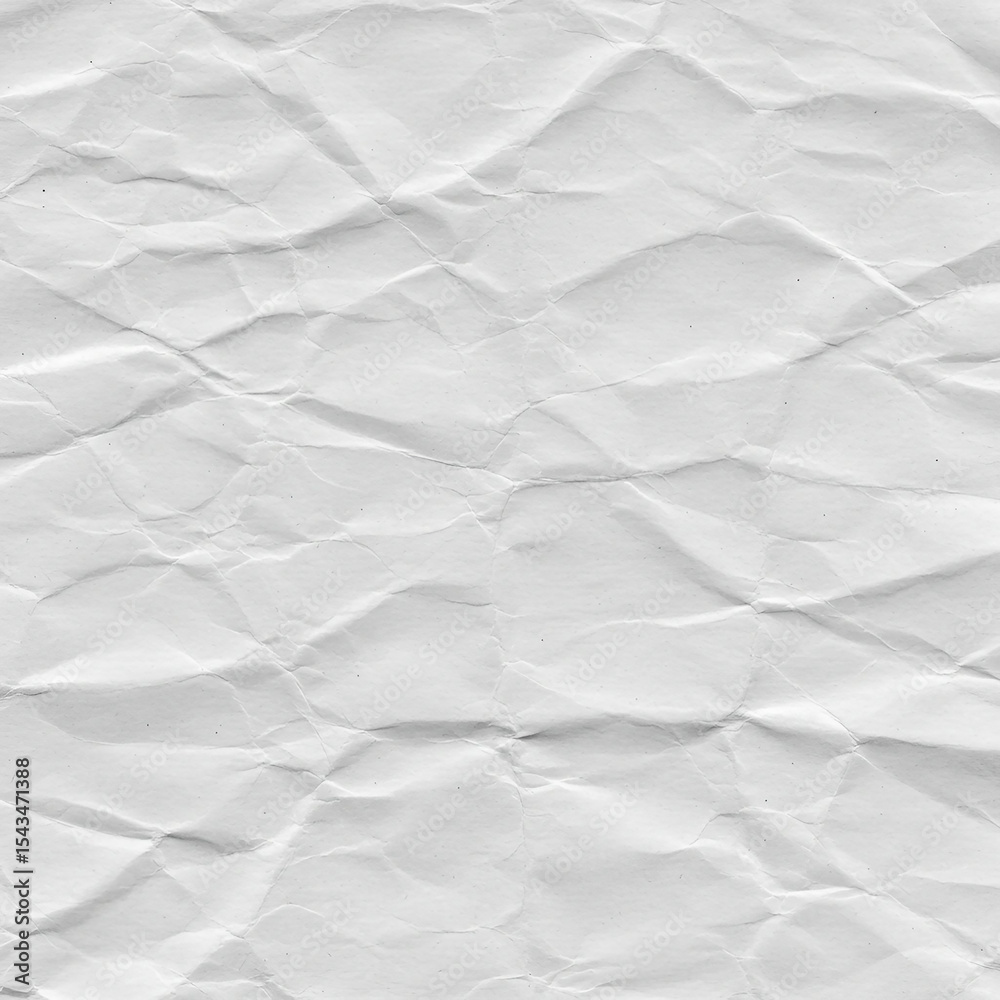 Obraz premium White Crumpled Paper,Crumpled Gray Paper Background,Texture of paper with kinks and dents, old and dilapidated.