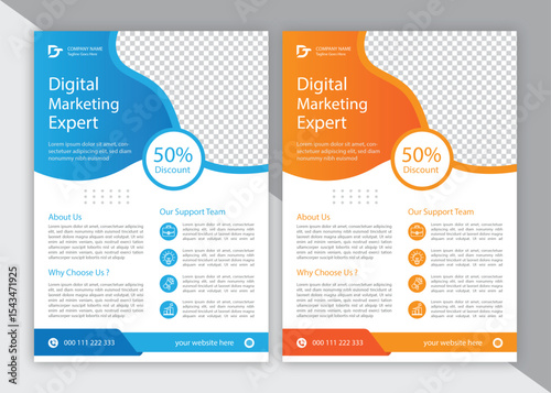 Digital Marketing Expert Flyer Design And Template